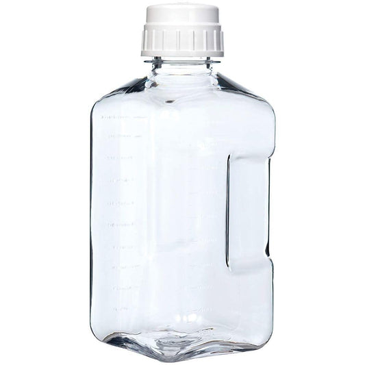 Nalgene Sustain Tritan BPA-Free Growler Bottle Made with Material Derived from 50% Plastic Waste (using ISCC certified mass balance), 64 OZ, Clear