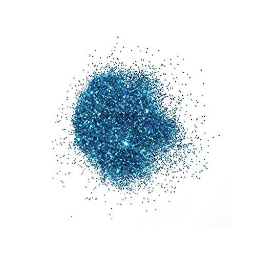 Mode Angel Dust Roll On Glitter HYPERSONIC Holographic Blue Sparkling High Performance 3D Loose Glitters for Face and Body, Spill Proof Bottle