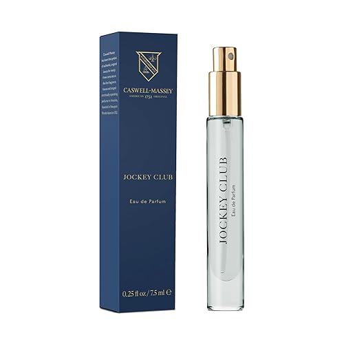 Caswell-Massey Jockey Club Eau de Parfum Spray, Sophisticated Floral Masculine Scent with Carnation, Rose & Dark Amber, Fragrance for Men, Made in