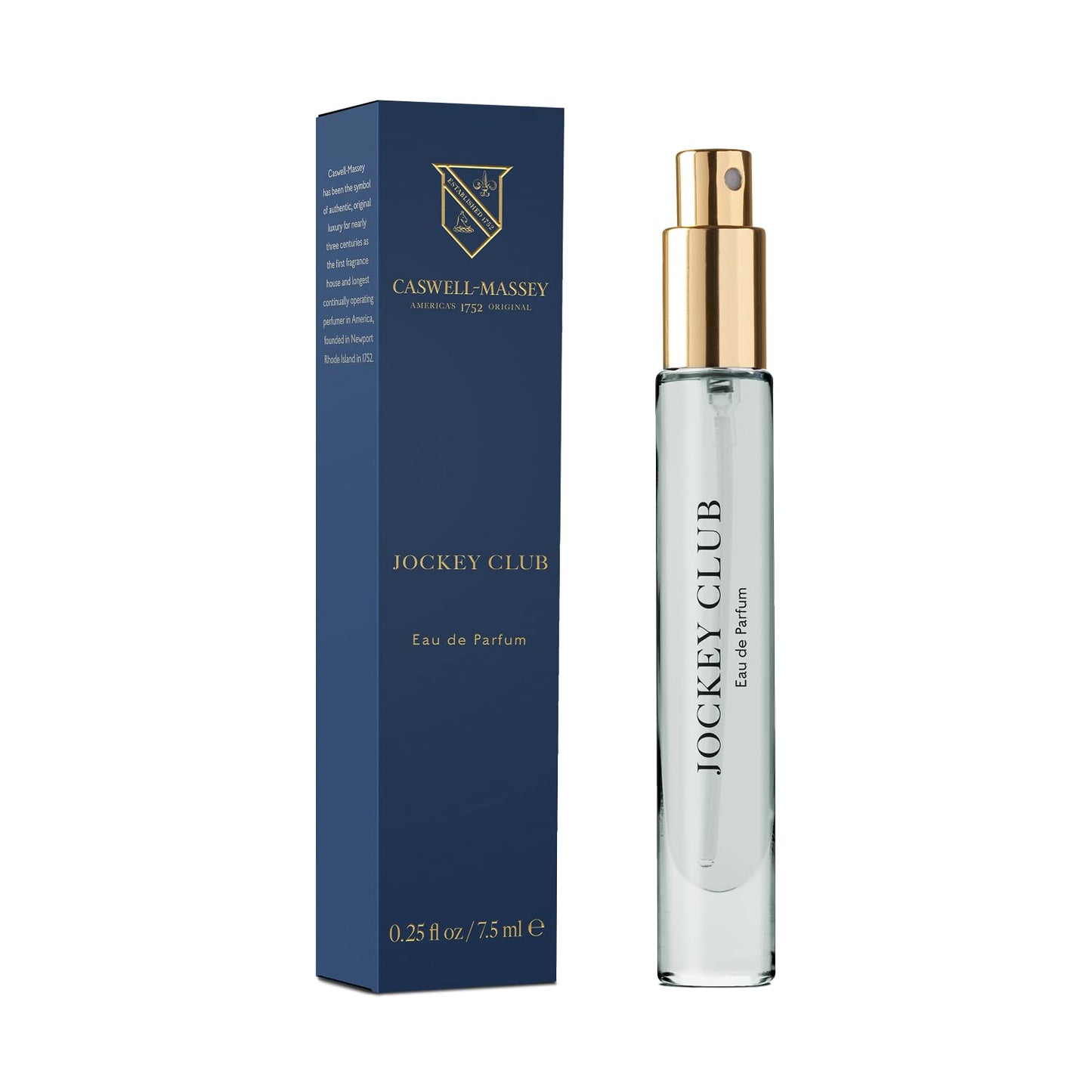 Caswell-Massey Jockey Club Eau de Parfum Spray, Sophisticated Floral Masculine Scent with Carnation, Rose & Dark Amber, Fragrance for Men, Made in