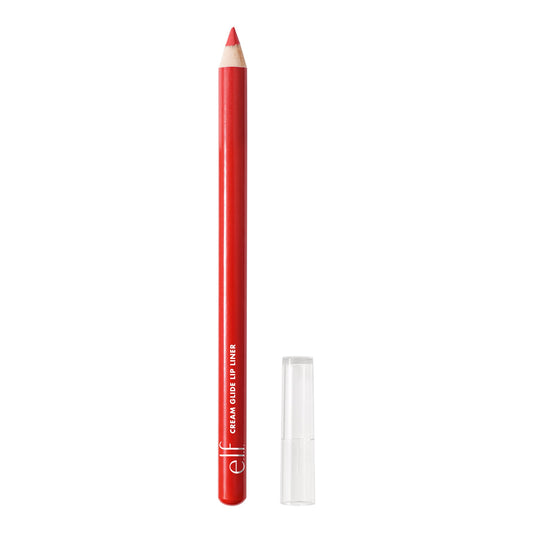 e.l.f. Cream Glide Lip Liner, Highly-Pigmented Pencil For Shaping & Sculpting Lips, Semi-Matte Finish, Vegan , Red Receipt Beauty & Personal Care e.l.f.