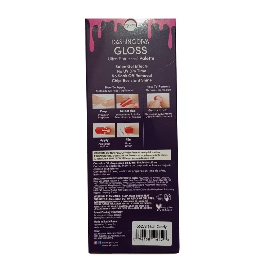 DASHING DIVA ULTRA SHINE GLOSS HALLOWEEN COLLECTION Beauty & Personal Care Dashing Diva