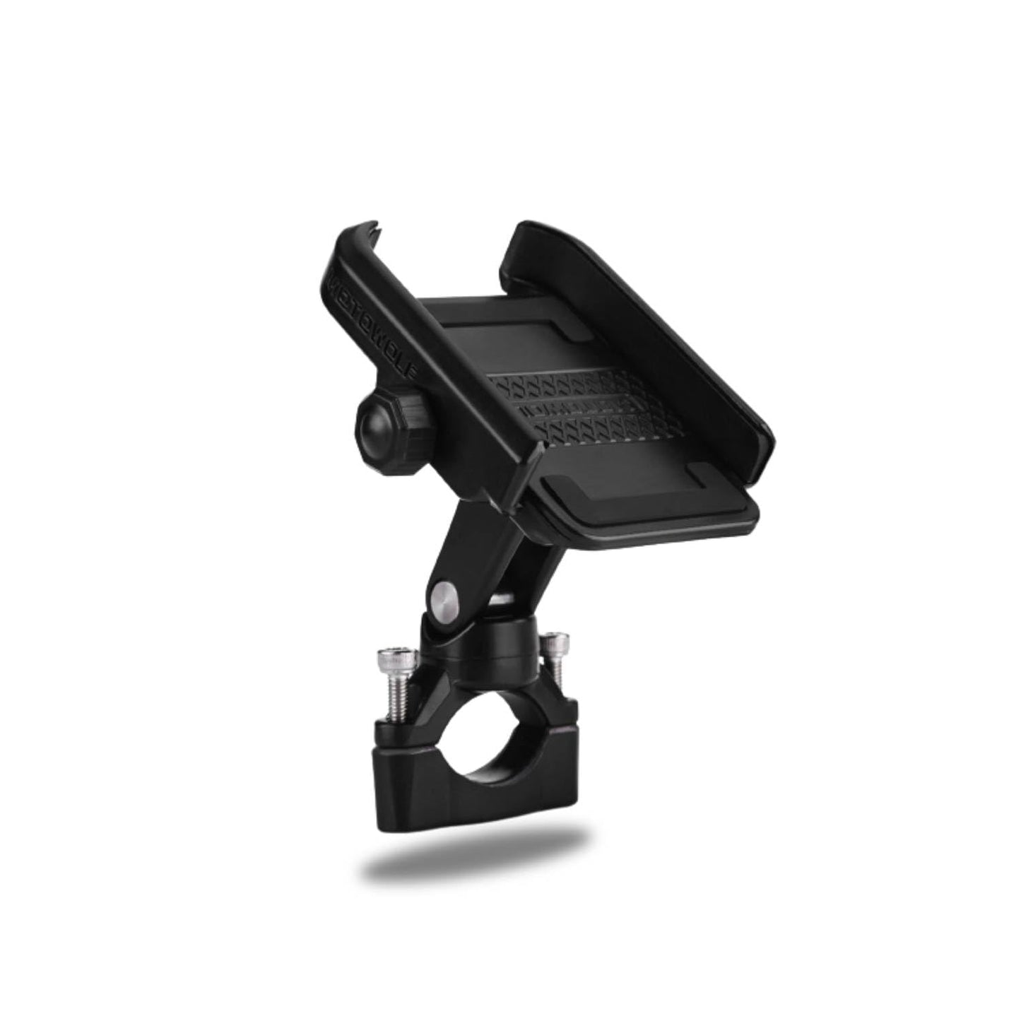 Keenso Motorcycle Cell Phone Mount Holder, Adjustable Universal Handlebar Phone Mount Holder Bracket for 4-6inch Mobile Phone Black