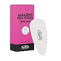 ForPro Professional Collection Amazing Pedi System Refill Strips, White, 80 Grit, Pedicure File Refills, 5” L x 2.5” W, 20-Count