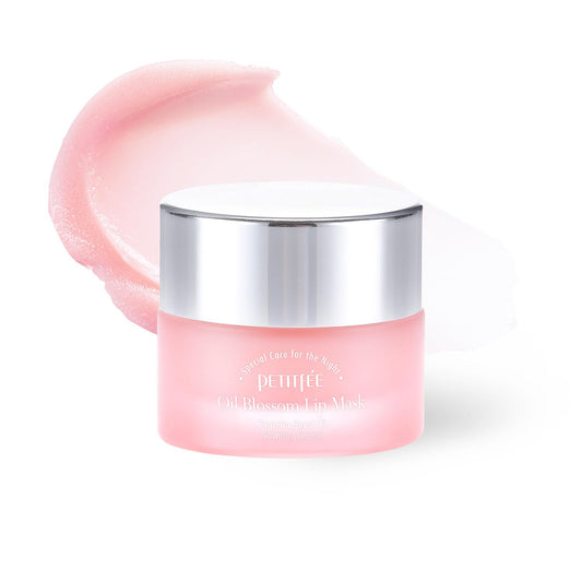 Sleeping Lip Mask Camelia Seed Oil 0.53 Oz. - Day & Night Repairing Balm, Overnight Lip Mask, Lip Treatment for Dull & Dry Lips, Deep Nourishing Beauty and Personal Care Petitfee