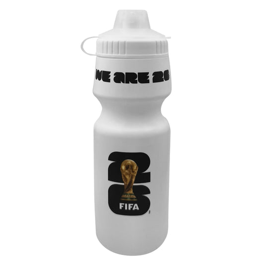 Official 2026 FIFA World Cup 24oz Refillable Squeeze Water Bottle - BPA-Free, Reusable, Dishwasher Safe with Pull-Top Cap - Designed for Everyday Use