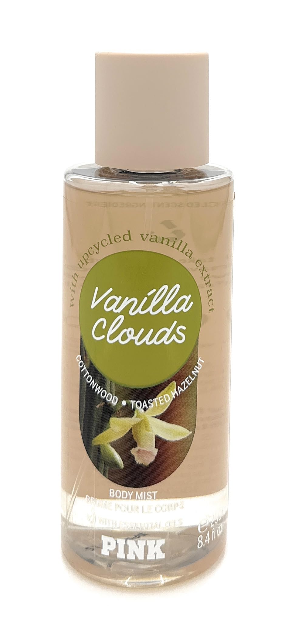 Victoria's Secret Pink Body Mist Vanilla Clouds, 8.4 Fl Oz