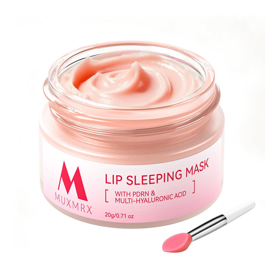 PDRN Lip Sleeping Mask, Salmon PDRN, 3 Hyaluronic Acid for Softer Lips, Long-lasting Moisture Lip Mask Overnight with Murumuru Butter & Antioxidants Beauty and Personal Care Muxmrx
