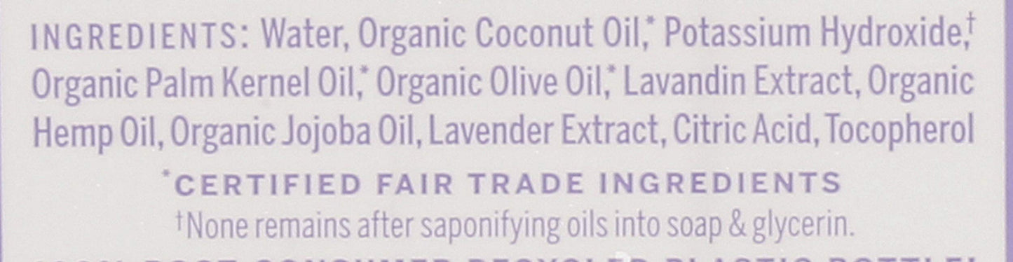 Dr. Bronner's, Pure Castile Soap, Liquid Soap, Lavender Hemp, 32 oz