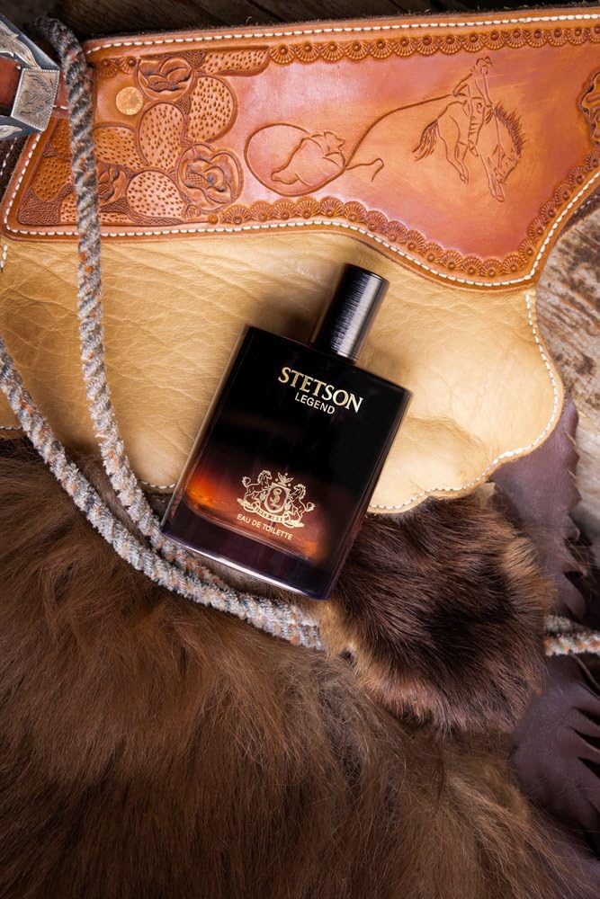 STETSON Legend - With Notes of Bergamot Zest, Lavender Essence, and Tonka Bean - 3.4 Fl Oz