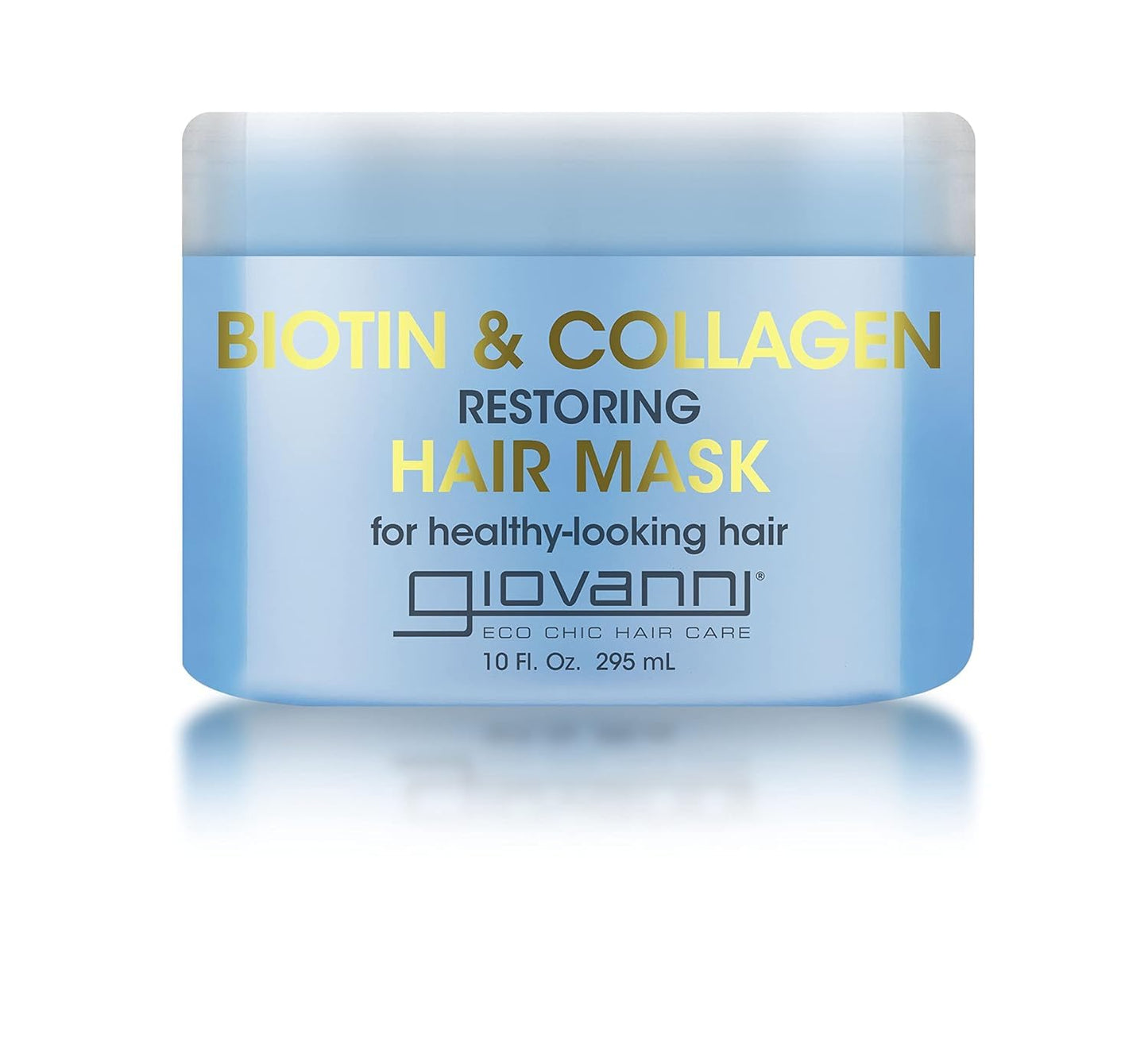GIOVANNI Biotin & Collagen Hair Mask - Deeply Conditions, Detangles, Helps Rebond Split Ends, For All Hair Types, Moisturizing, Helps Create Shine