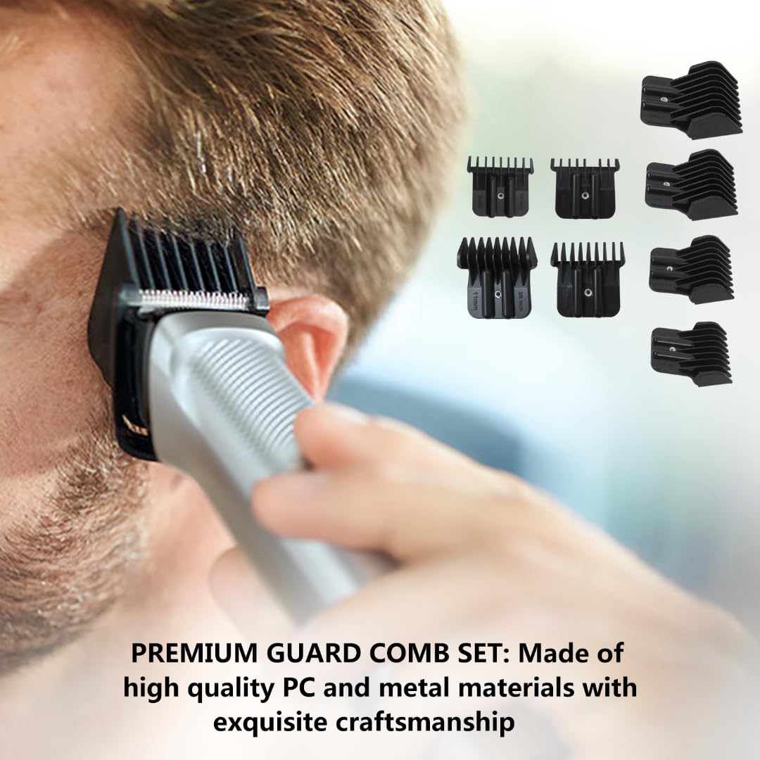 USonline911 8Pcs Replacement Trimmer Guards with Metal Spring Clip for BaBylissPRO Barberology FX787 & FX726 Trimmer - Cutting Lengths (1/32" 1/8" Beauty and Personal Care USonline911