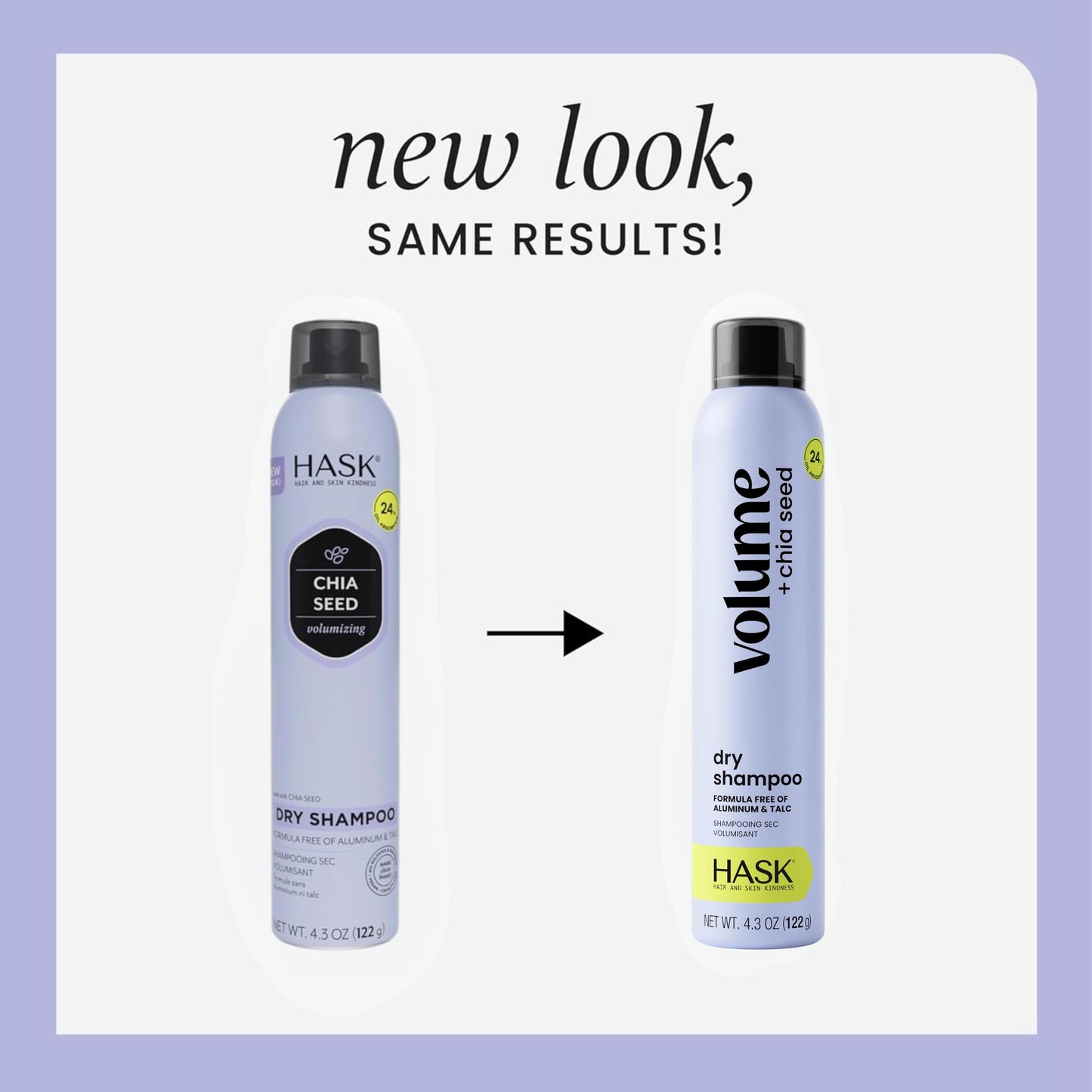 HASK Chia Seed Volumizing Dry Shampoo Duo (4.3oz-Qty 2) & Argan Oil Repairing Deep Conditioner Packette, Aluminum-Free, Sulfate-Free, Paraben-Free