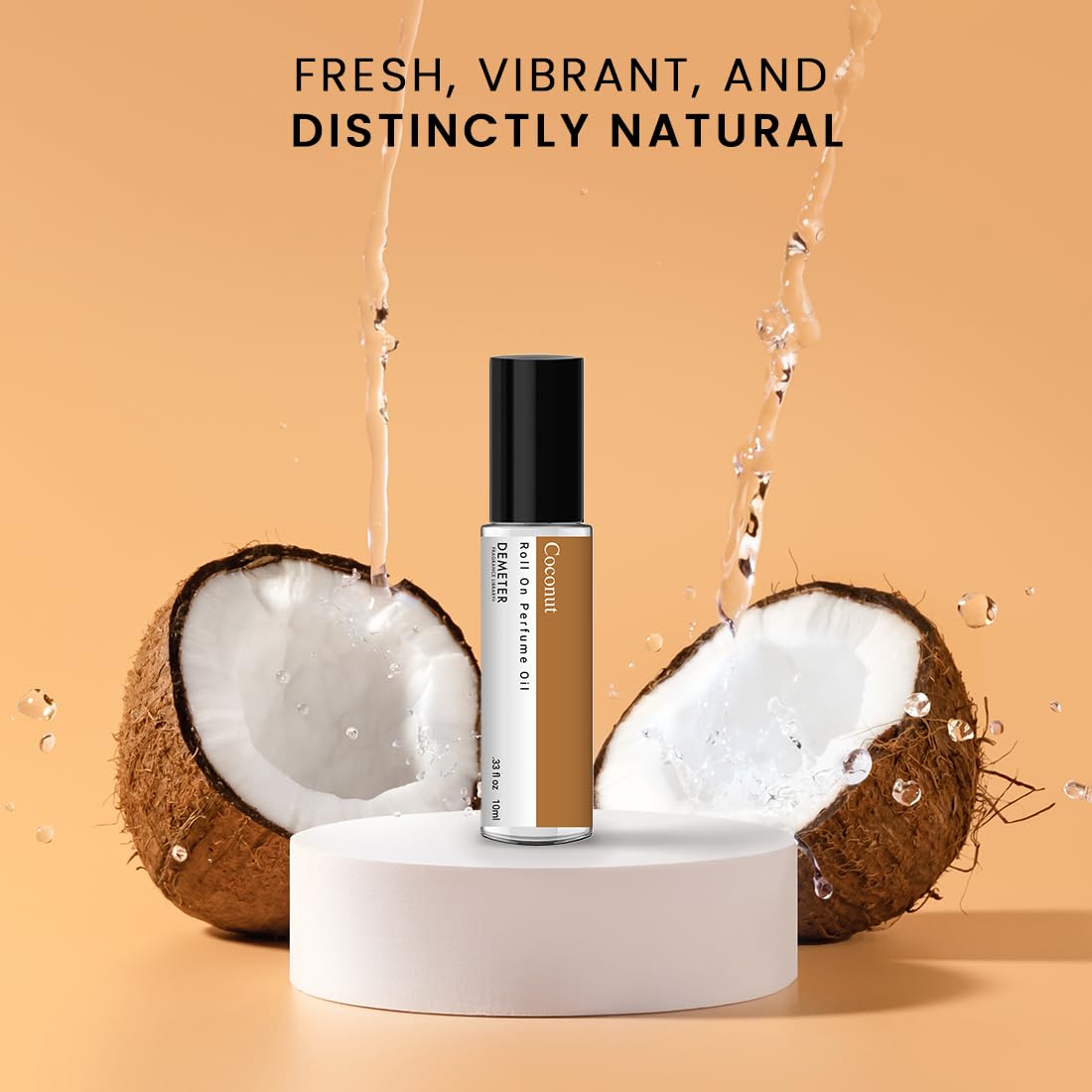DEMETER Coconut Perfume Oil Roll on, .33 oz, Long-Lasting