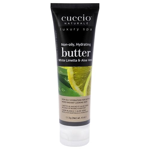 Cuccio Naturale Butter - White Limetta and Aloe Vera for Unisex - 4 oz Body Cream