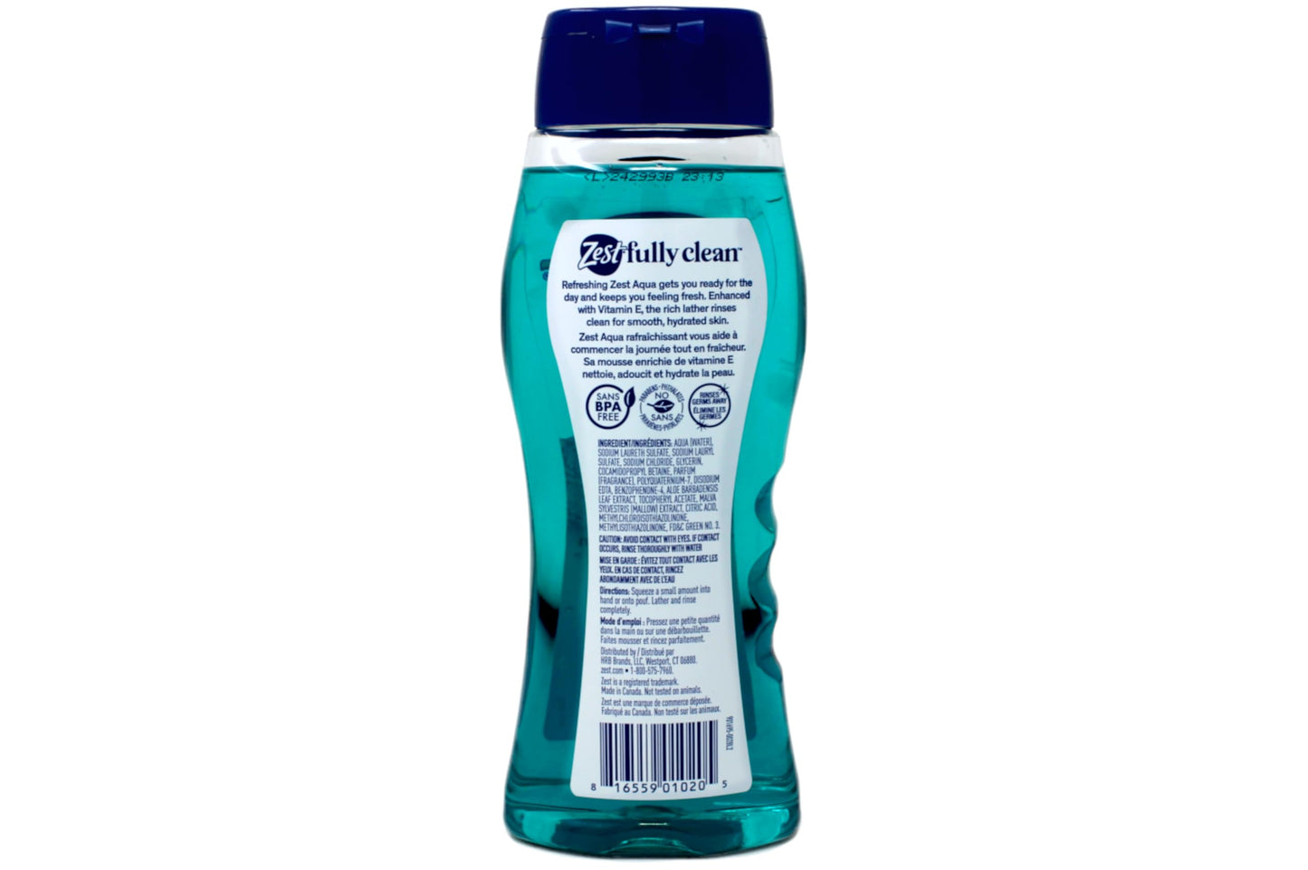 Zest Body Wash, Aqua, 18 Ounce, 2 Pack Beauty & Personal Care Zest