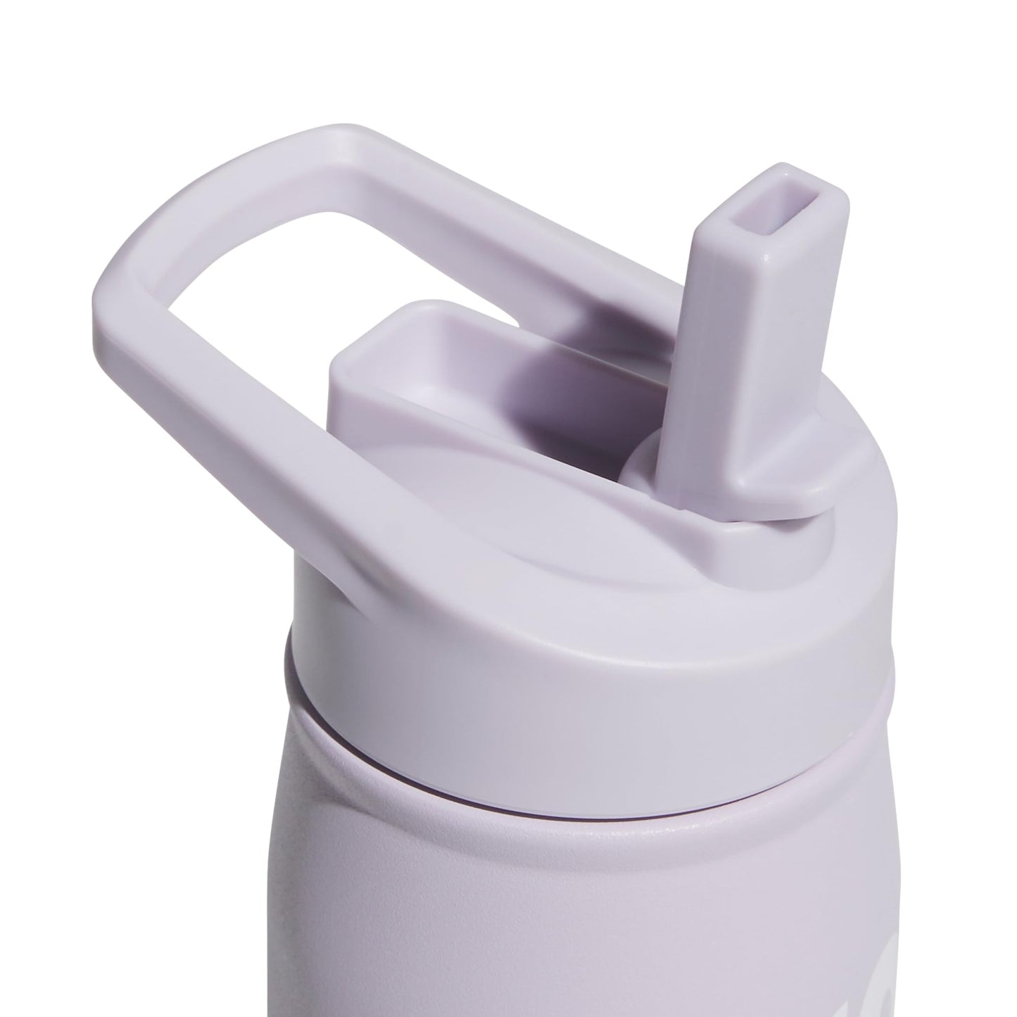 adidas 600 ML (20 oz) Straw Top Metal Water Bottle, Hot/Cold Double-Walled Insulated 18/8 Stainless Steel