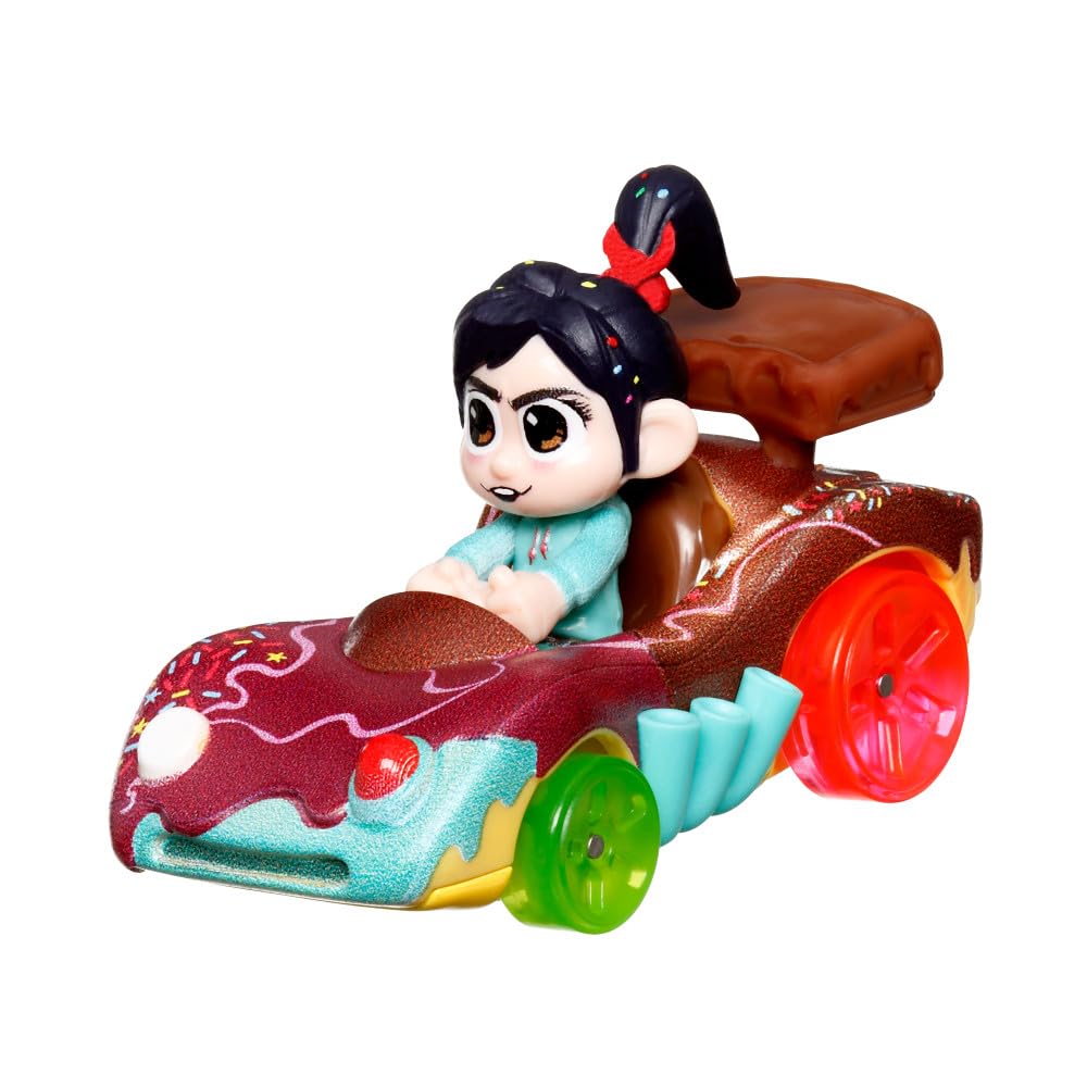 Hot Wheels RacerVerse Die-Cast Vehicle with Vanellope Driver 1:64 Scale, HKB88-4B10