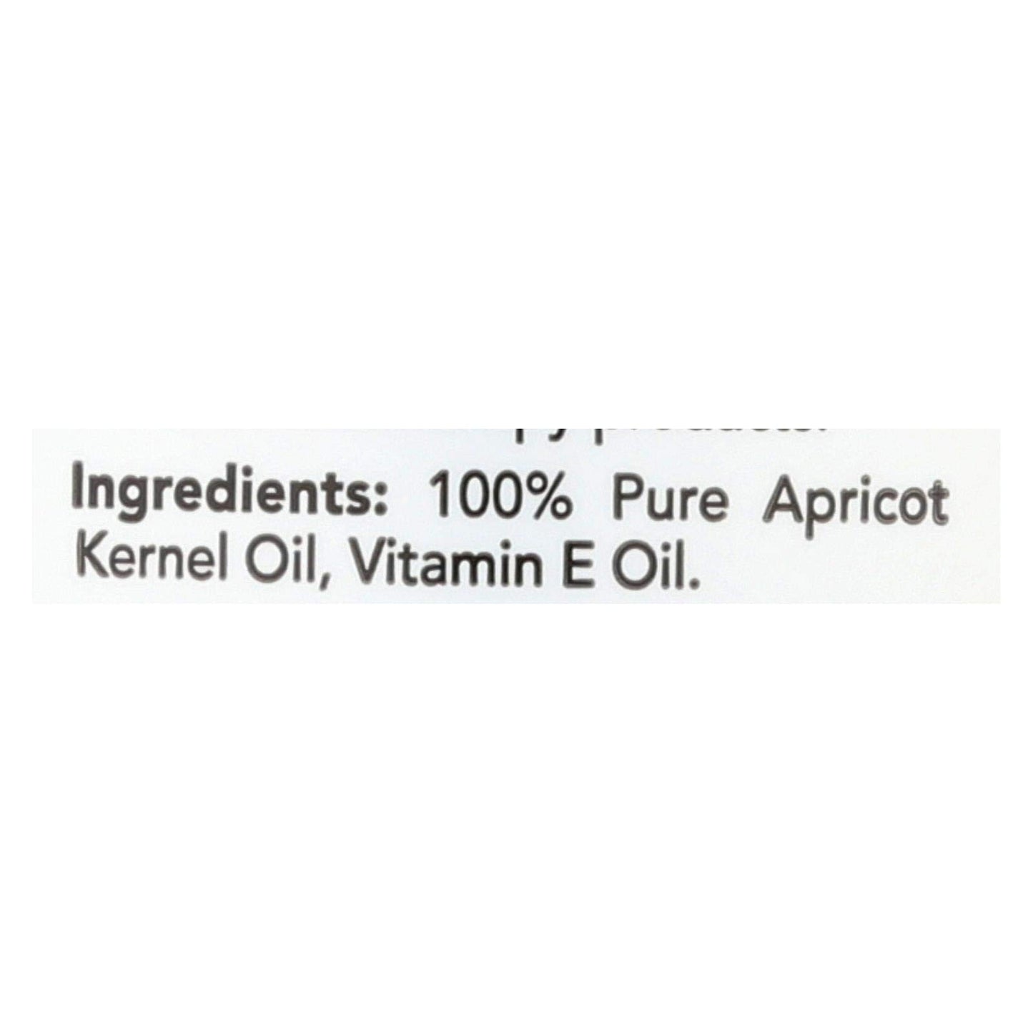 Hobe Labs Apricot Kernel Oil - 4 fl oz