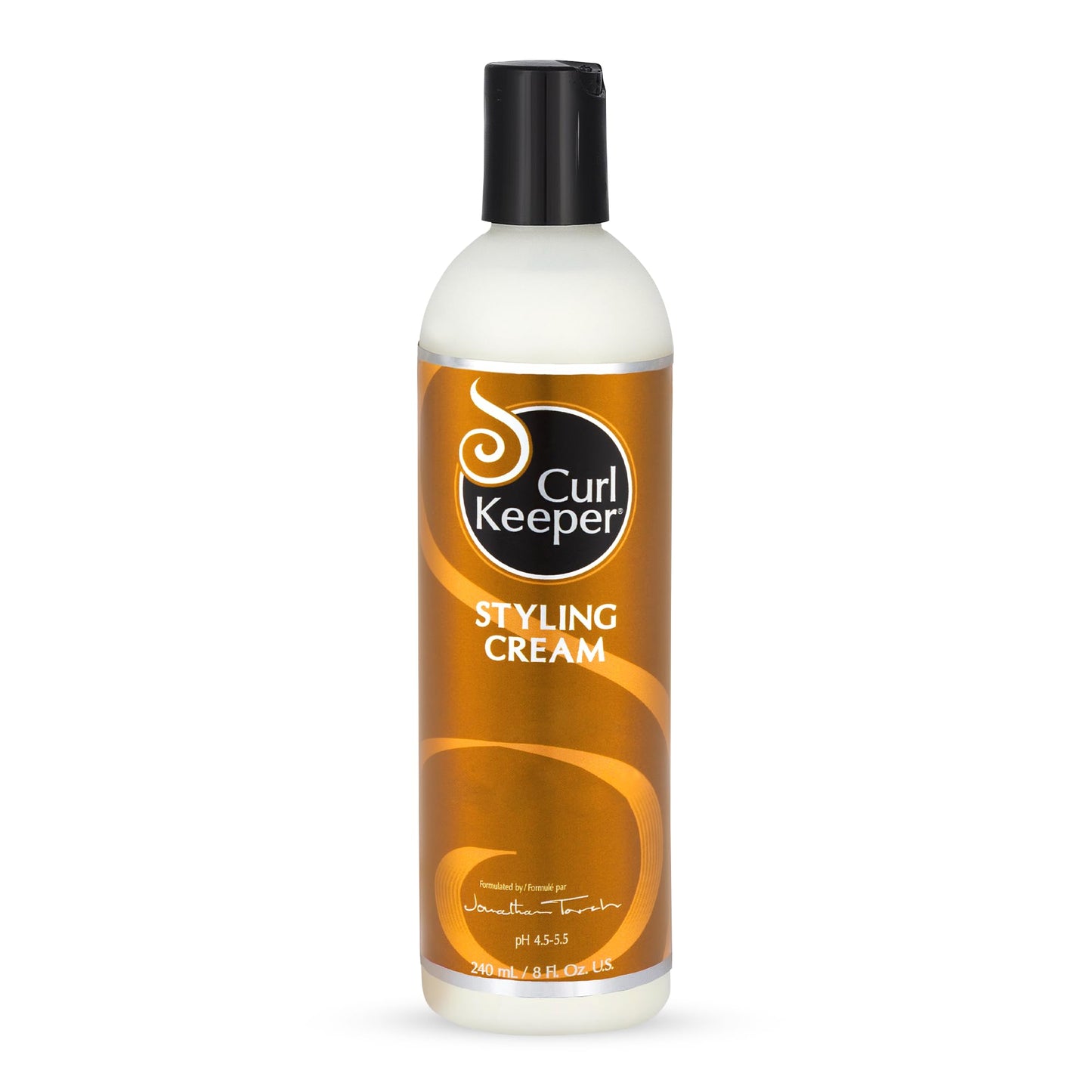 Curl Keeper Hair Styling Cream for Curly Hair, 8 Fl Oz - Frizz-Free Curl Defining Cream Defines, Detangles & Moisturizes for All Curl Types