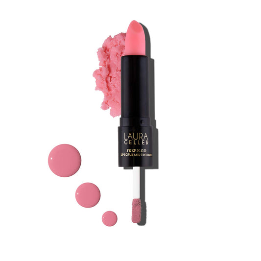 LAURA GELLER NEW YORK Prep-n-Go 2-in-1 Lip Scrub and Lip Oil Tint, Lip Hydrating Oil and Exfoliator, Rush Hour Beauty and Personal Care LAURA GELLER NEW YORK