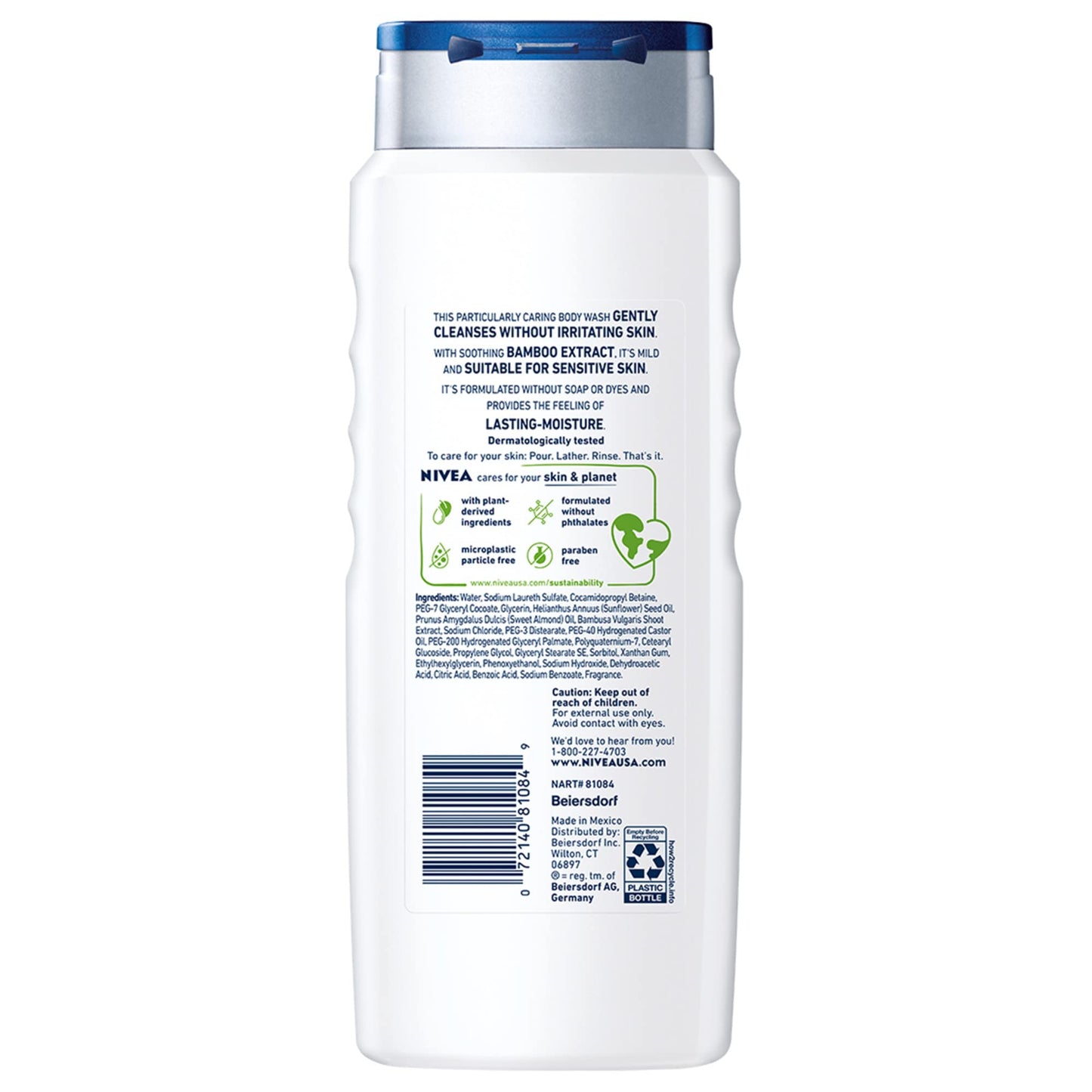 Nivea Men Sensitive 3-in-1 Body Wash 16.9oz
