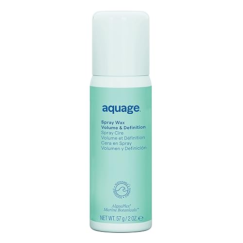 Aquage Spray Wax, Flexible Texturizing Spray, Travel Size, Gives Soft Texture, Volume, and Embraces Natural Hair, 2 oz.