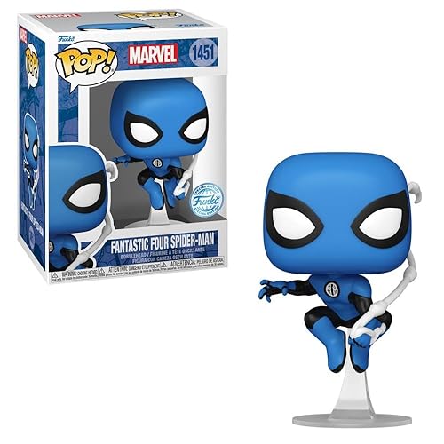 Funko Pop Marvel: The Fantastic Four - Spider-Man Blue Costume Exclusive