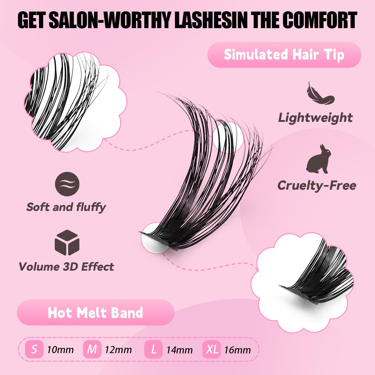Azenlo Azenlo Natural Lash Clusters Kit Wispy Eyelash Clusters 120 pcs Cluster Eyelash Extensions C Curl Individual Lashes 10-16 mm Mix Length Natural Beauty and Personal Care Azenlo