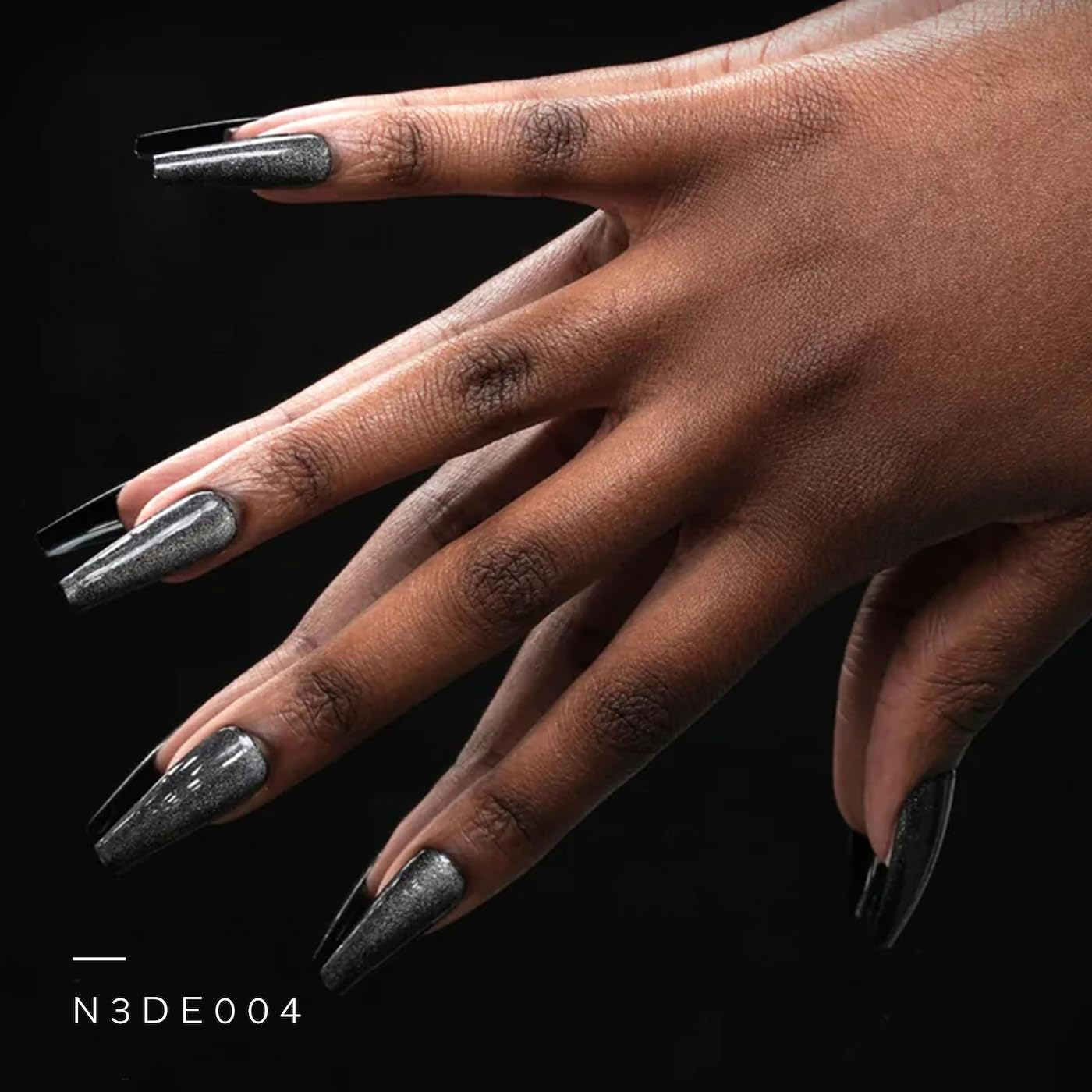 EBIN NEW YORK EMPIRE DREAMS - Rooftop Views | Press-On Nail Set in Long Coffin Style, Salon Acrylic Finish, Includes Prep Pad, Mini Nail File & Nail Beauty & Personal Care EBIN NEW YORK