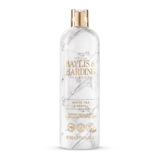 Baylis & Harding Liquid Body Wash Soap, Elements, White Tea & Neroli, 16.9oz/500ml Beauty & Personal Care Baylis & Harding