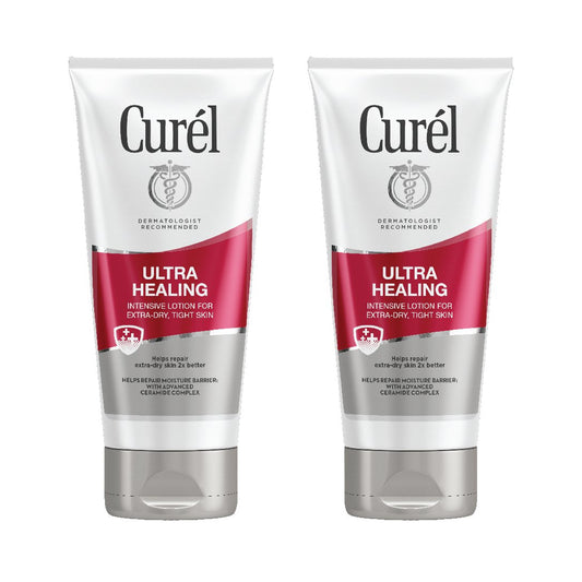 Curél Ultra Healing Body Lotion, Moisturizer for Extra Dry Skin, Body and Hand Lotion with Advanced Ceramide Complex and Hydrating Agents, 6 Ounce