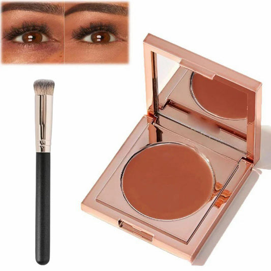 Luhaka Colored Clay Cc Undereye Corrector, Under Eye Concealer, Concealer For Older Women, For Covering Dark Circles And Facial Blemishes, With Brush