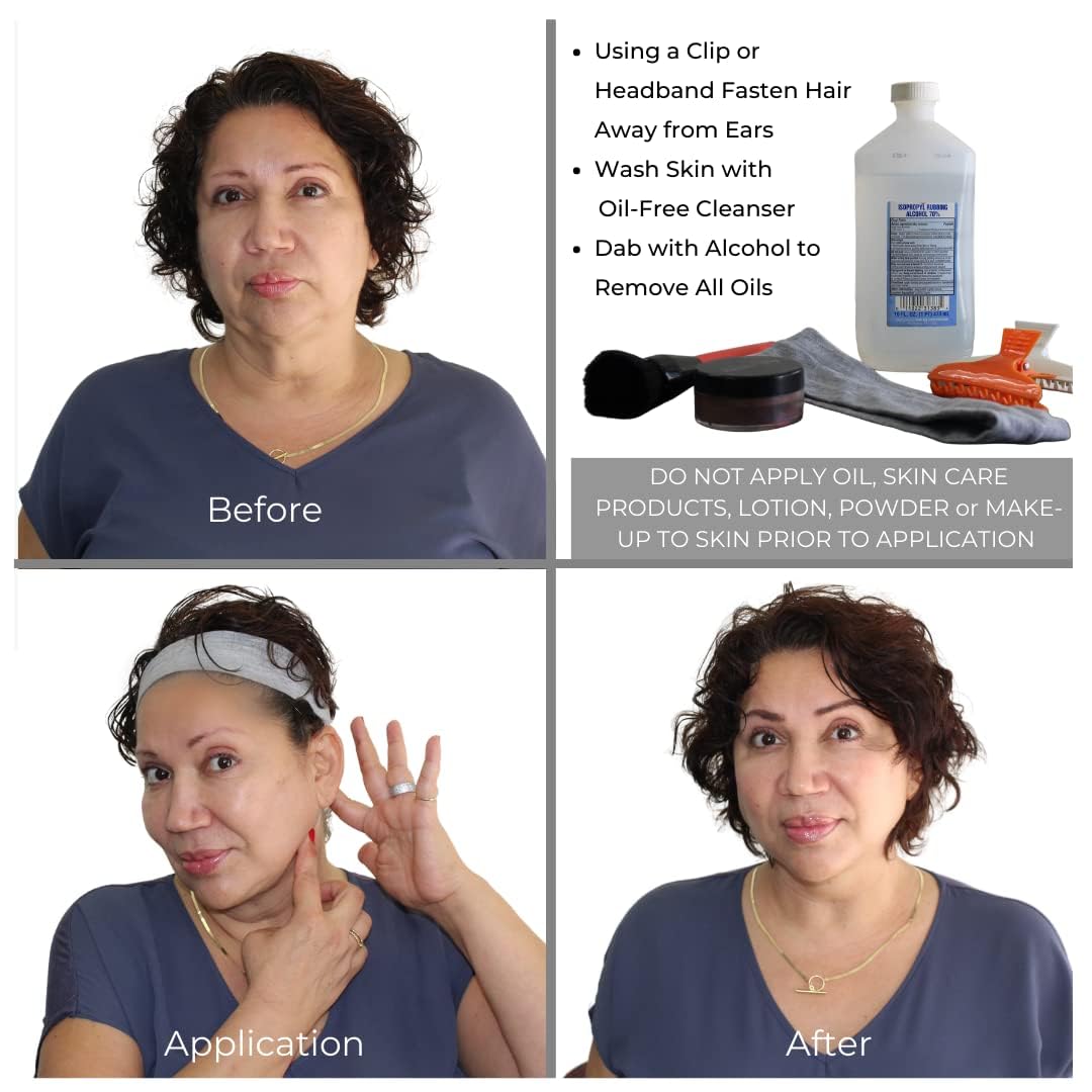 Bring It Up Instant Neck Lift Tape 30 Day Supply, Transparent Neck Lifting Anti Wrinkle Stickers - Tones Sagging Necklines Instantly - Made in USA