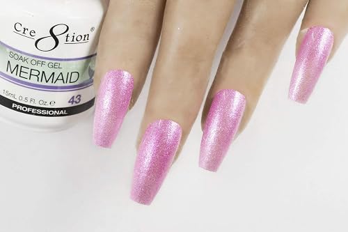 Cre8tion - Mermaid Collection Soak Off Gel 15mL | MM43 Beauty & Personal Care Cre8tion