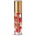 Blossom Roll on Lip Gloss, Scented Clear High Shine Moisturizing Lip Oil, Non Sticky, Infused with Real Flowers, Made in USA, 0.2oz, Peach Hemp