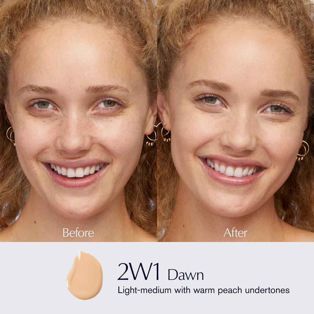 Estée Lauder Futurist Hydra Rescue Moisturizing Foundation Makeup SPF 45 for a 12-Hour Glow, 1.2 Fl Oz, 2W1 Dawn