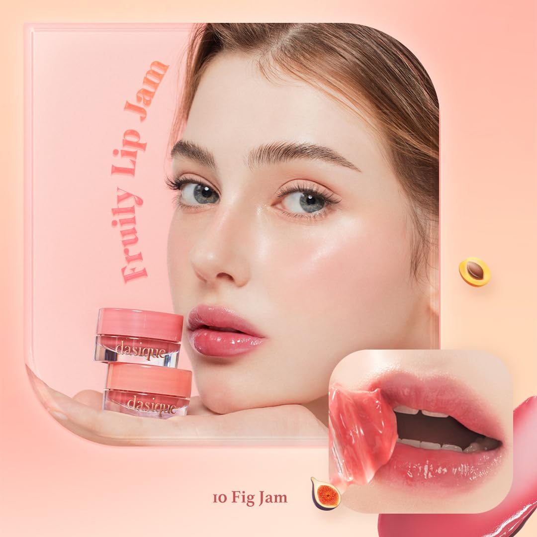 dasique Fruity Lip Jam #03 Tangerine Jam - K-beauty - High-shine finish - Moisturizing - Vegan, Cruelty Free - Lip Balm - stocking stuffers Beauty and Personal Care dasique