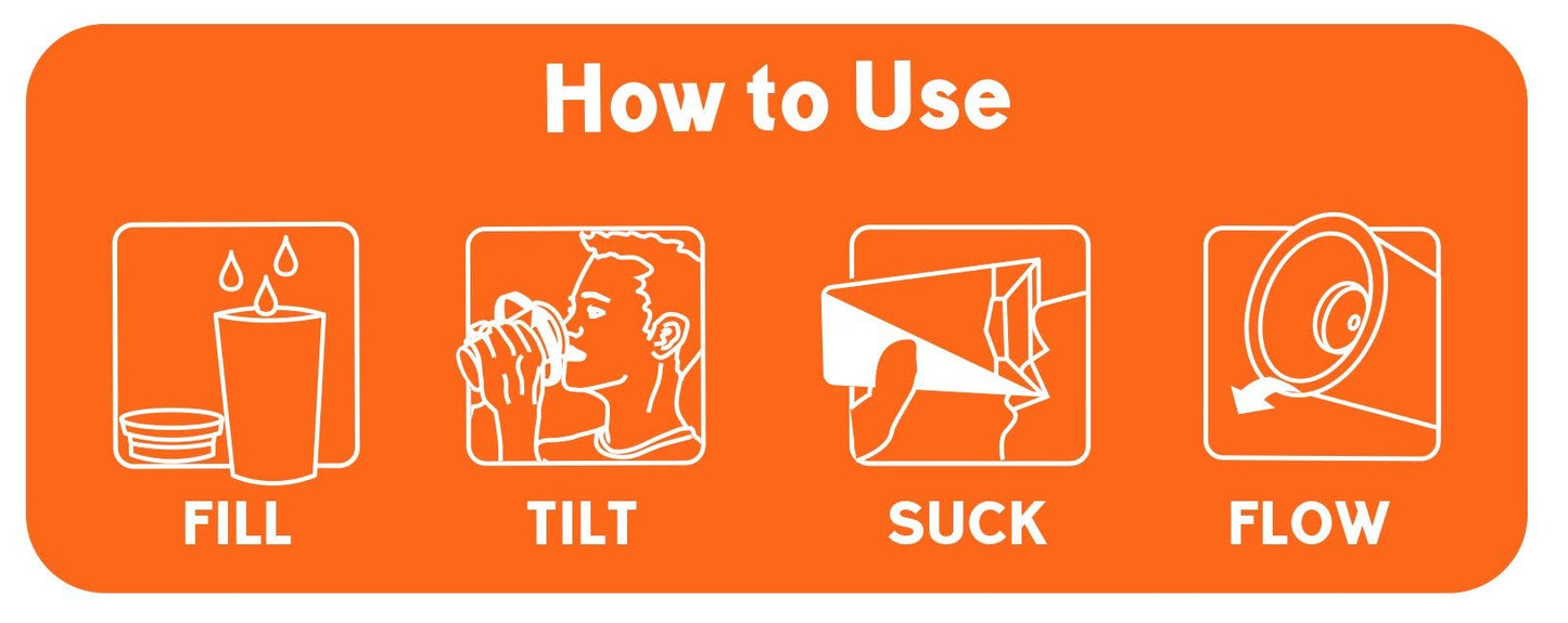 WOW GEAR 360 Double Walled Tritan Water Bottle, Red, 20 Oz / 600 Ml