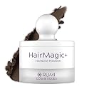 Rumi Cosmetiques HairMagic+ Root Touch Up Powder for Mature Women - Instant Gray Hair Coverage & Hairline Filler - Water-Resistant, Natural Finish