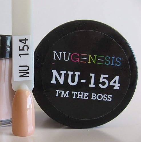 NuGenesis Nail Dipping Powder Color 1.5oz/43g jar - (NU154 I'M THE BOSS) Beauty & Personal Care Nugenesis