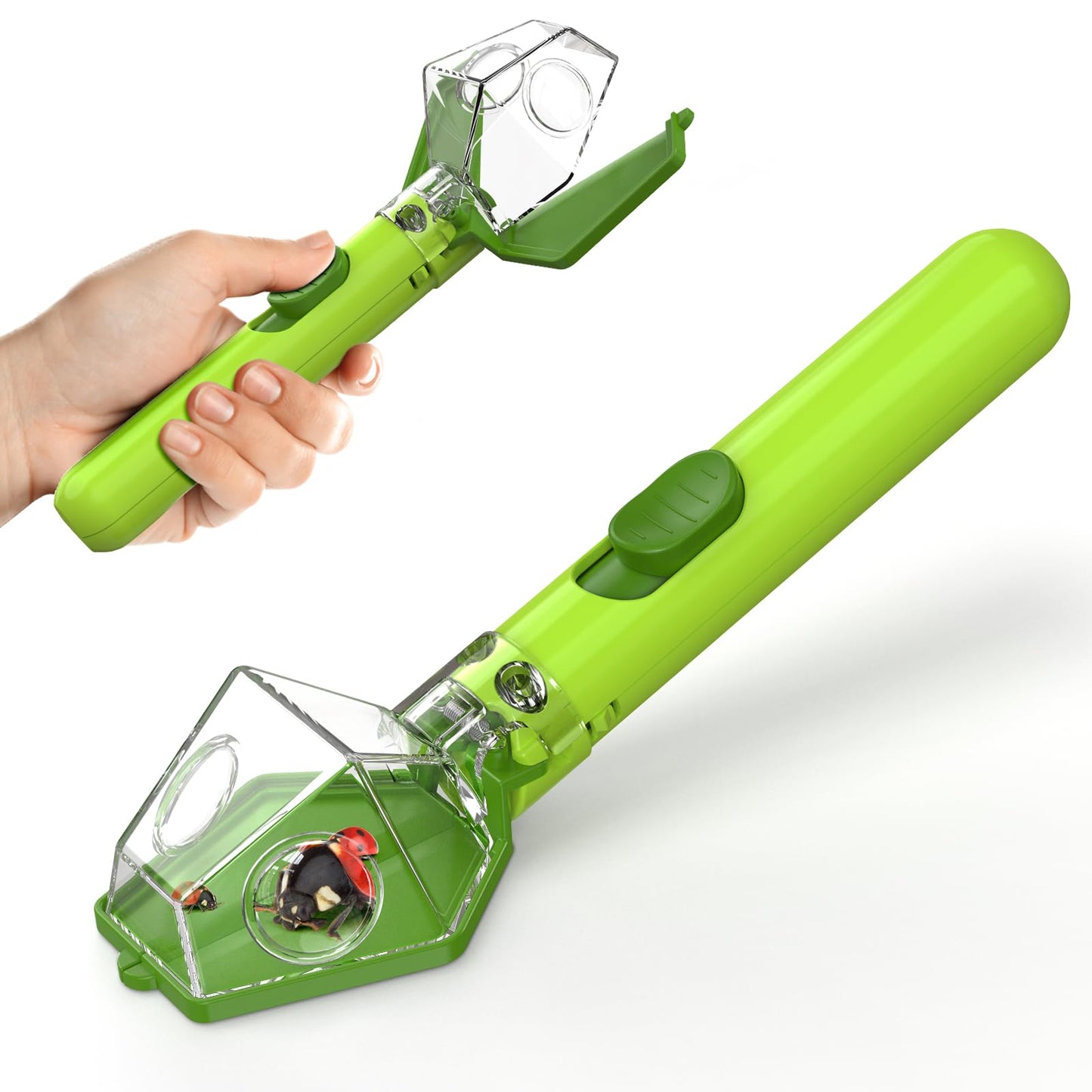 Bug Catcher Kit for Kids – Insect Trap with 6X Magnifier, STEM Educational Exploration Toy, Catch Ladybugs, Butterflies, Dragonflies & Spiders