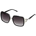 GUESS GF6111 Shiny Black/Gradient Smoke One Size