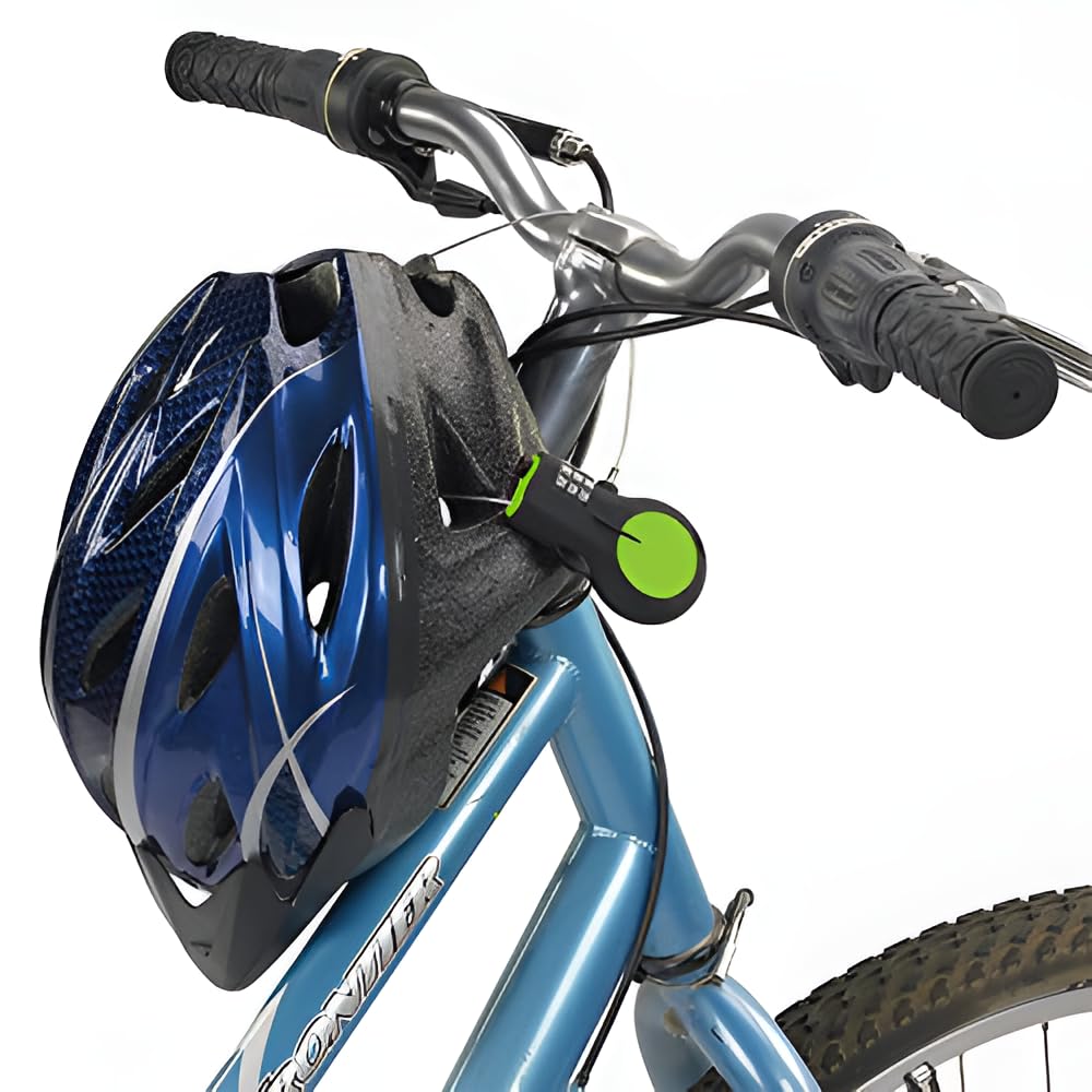 Lewis N. Clark TSA Approved Cable Lock – Travel & Bike Lock with 30" Retractable Steel Cable, Resettable Combination, Green