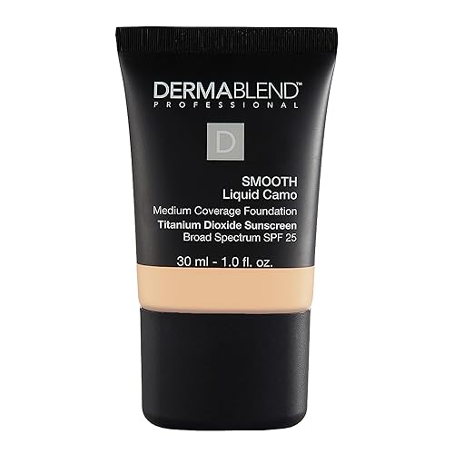Dermablend Smooth Liquid Foundation with SPF 25, 0C Linen, 1 Fl. Oz.