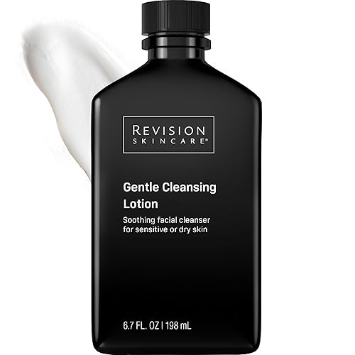 Revision Skincare Gentle Cleansing Lotion, Soothing Facial Cleanser for Sensitive Skin, Fragrance Free, 6.7 fl oz