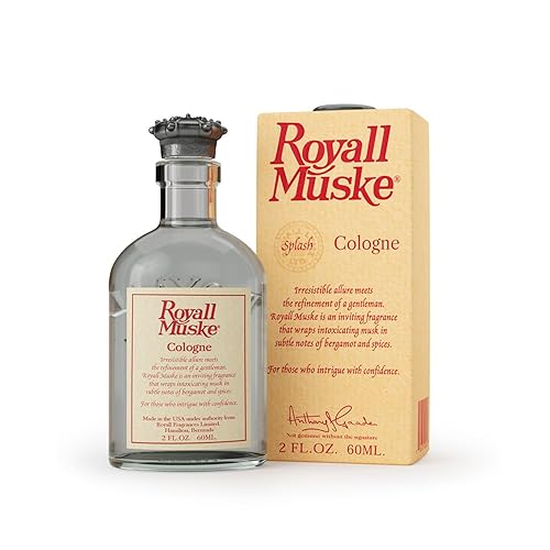 Royall Muske Cologne, Classic Aftershave Scent for Men with Bay Rum, Royal Lyme Fine Perfume, Fragrance Gift, Masculine Grooming Spray, Timeless Men’s