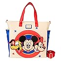 Loungefly Disney Mickey and Friends Convertible Backpack & Tote Bag