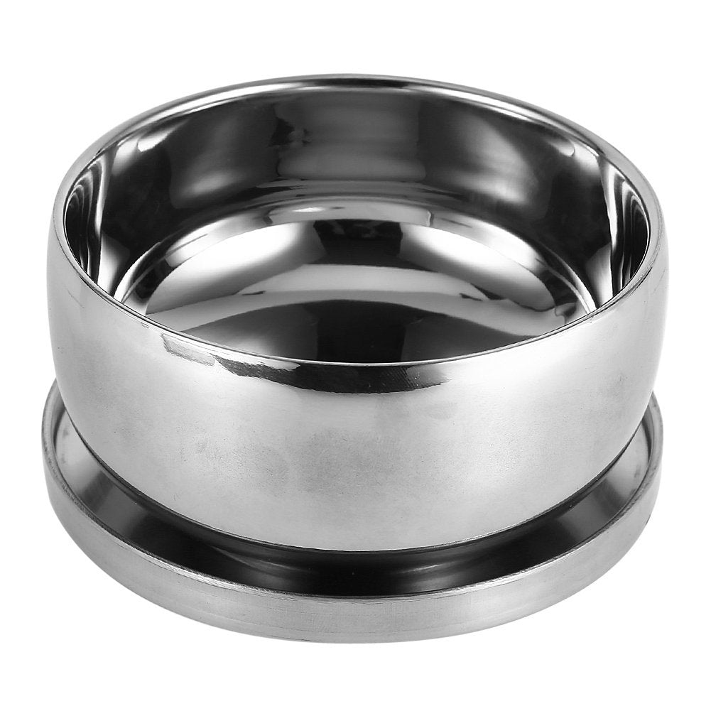 Stainless Steel Shaving Bowl, Men Wet Shaving Soap Mug Bowl Silver Metal Face Cleaning Health Care Shave Tool With Lid, Shaving Soap Dish, Shaving Beauty and Personal Care Brrnoo