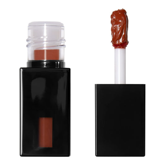 e.l.f. Glossy Lip Stain, Long-Lasting, Lightweight Lip Stain For A Sheer Pop Of Color & Subtle Gloss Finish, Vegan & Cruelty-Free, Coral Cutie Beauty & Personal Care e.l.f.